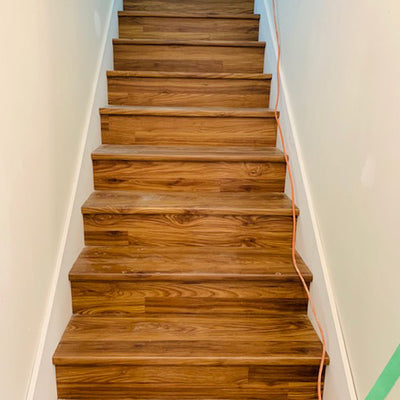 Vinyl Plank Stairs Fort Langley